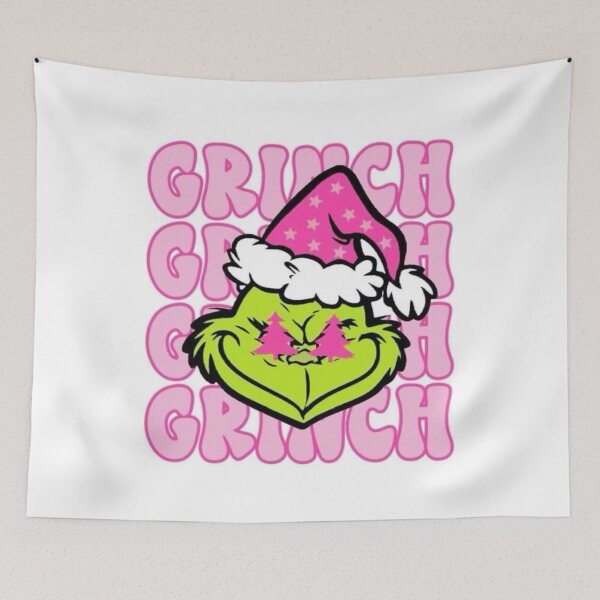 Item preview, Grinch – Pink Christmas Retro Cute Aesthetic Design designed and sold by Kasey Wolfe.