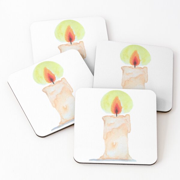 Item preview, Warm Candlelight Watercolor designed and sold by LunaArtology.