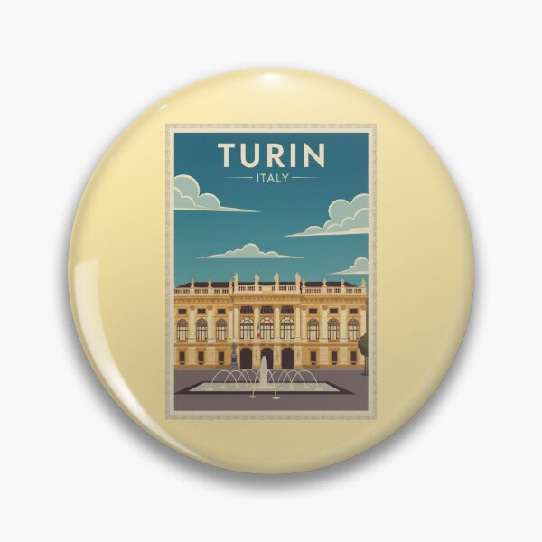 Item preview, Turin Vintage Travel Art - Castle Square - Italy designed and sold by Wanderprintt.
