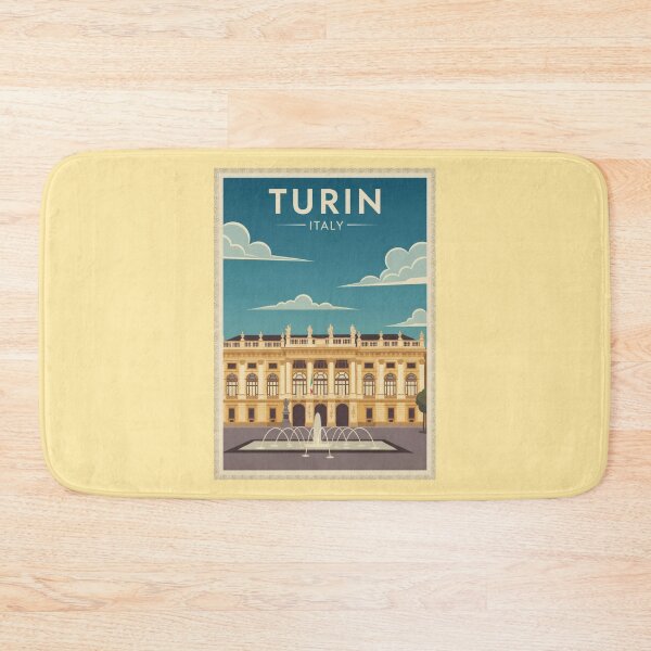 Item preview, Turin Vintage Travel Art - Castle Square - Italy designed and sold by Wanderprintt.