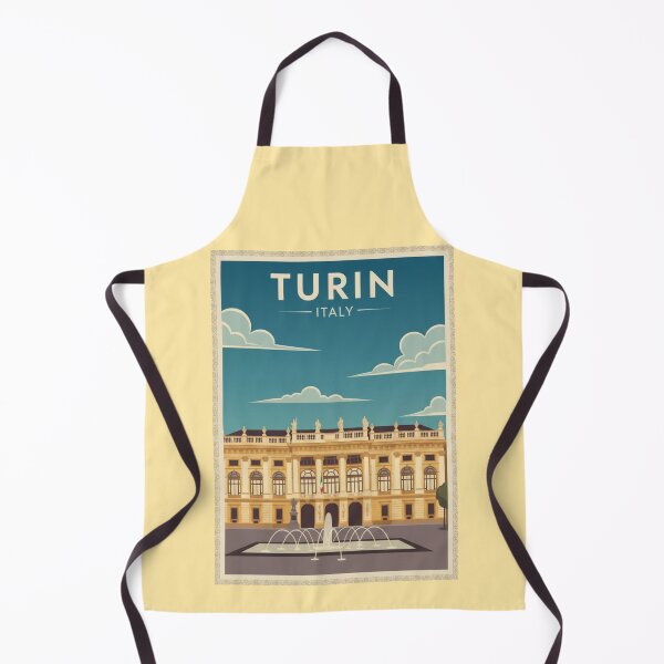 Item preview, Turin Vintage Travel Art - Castle Square - Italy designed and sold by Wanderprintt.