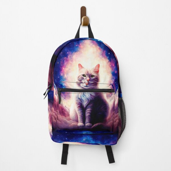 Item preview, Celestial Dreamy Tabby Cat in Cosmic Cloudscape designed and sold by LanaGustavsson.