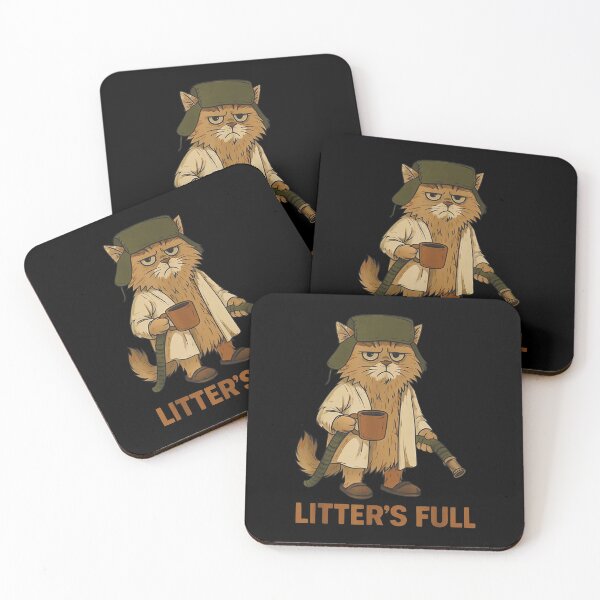 Item preview, Litter’s Full Funny Cat Lovers Christmas Xmas, Litter's Full Christmas Vacation Cat, Litters Full Cat, Funny Christmas Cat designed and sold by jimfarrepo.