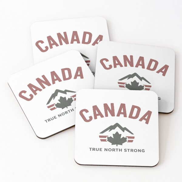 Item preview, True North Strong – Vintage Canada Mountain & Maple Leaf Heritage Design designed and sold by MelissaNadia.