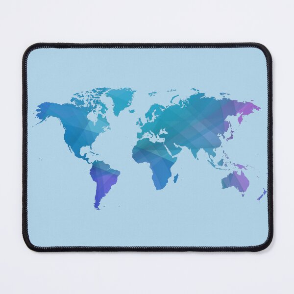 Item preview, Blue world map. designed and sold by AlbertoRuiZ.