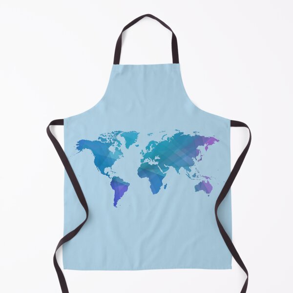 Item preview, Blue world map. designed and sold by AlbertoRuiZ.