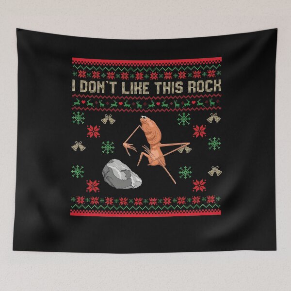 Item preview, Marcus the WormI Don’t Like This Rock Funny Christmas  designed and sold by gfwhdteaganwu.