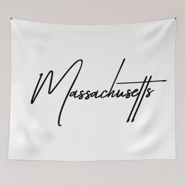 Item preview, Massachusetts – Minimal Travel-Inspired Aesthetic Design designed and sold by ReggieDior.