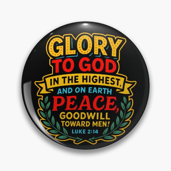Item preview, Luke 2:14 Glory to God in the Highest designed and sold by plushism.
