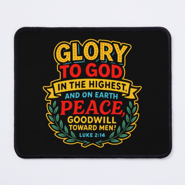 Item preview, Luke 2:14 Glory to God in the Highest designed and sold by plushism.