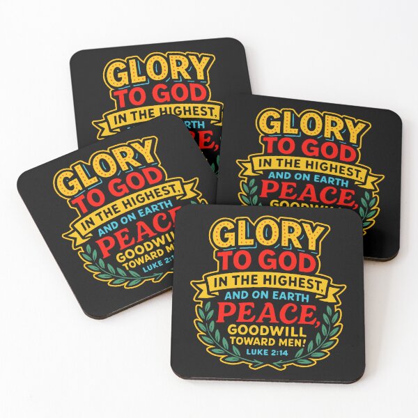 Item preview, Luke 2:14 Glory to God in the Highest designed and sold by plushism.