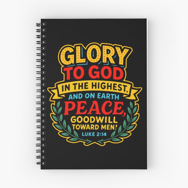 Item preview, Luke 2:14 Glory to God in the Highest designed and sold by plushism.