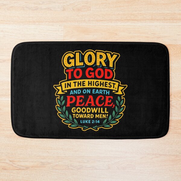 Item preview, Luke 2:14 Glory to God in the Highest designed and sold by plushism.