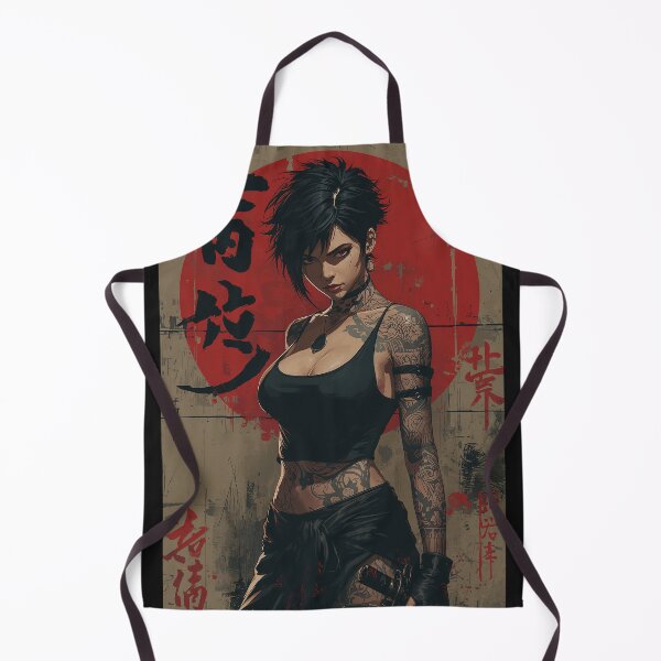 Item preview, Tattooed Cyberpunk Warrior badass designed and sold by PrintsandBooksHouse.