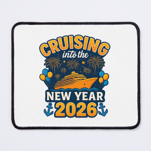Item preview, Nautical New Year Cruise Party Vacation Traveler Humor Cruising Into 2026 Ocean Adventure Holiday Travel Graphic designed and sold by NeboulaHamra.