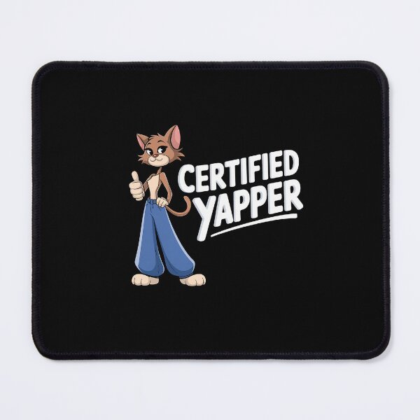 Item preview, Certified Yapper (Dark Text) designed and sold by RansomFlatley.