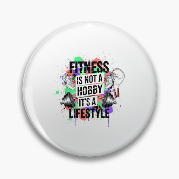 Item preview, Fitness Is Not a Hobby — It’s a Lifestyle designed and sold by Kavya Art.