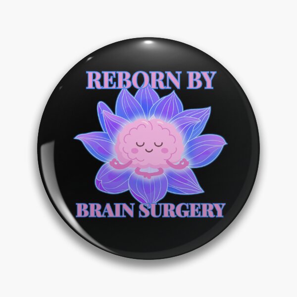Item preview, Reborn By Brain Surgery Meditating On A Flower designed and sold by AnnInk Print Studio.