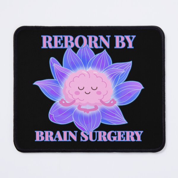 Item preview, Reborn By Brain Surgery Meditating On A Flower designed and sold by AnnInk Print Studio.
