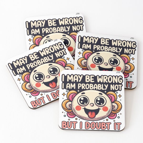 Item preview, Sassy Kid Quote: "I May Be Wrong But I Doubt It" Funny Cartoon Face T-Shirt designed and sold by Sushikidsntoddlers.