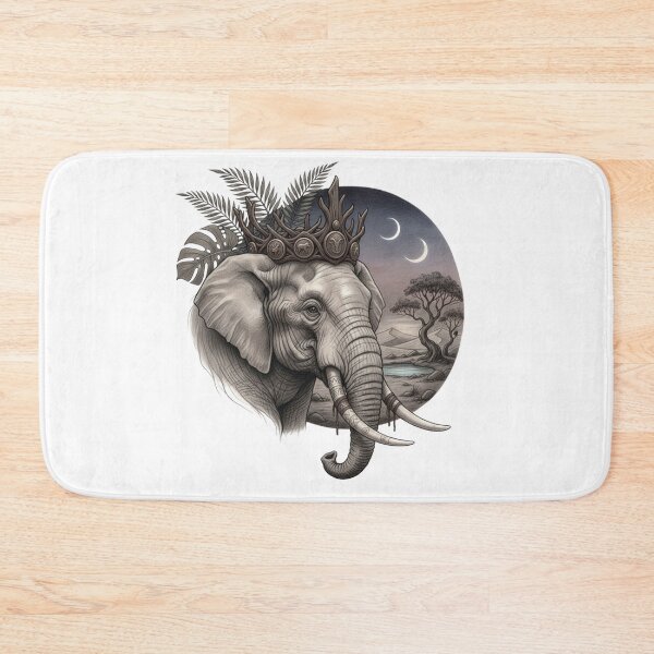 Item preview, Lunar King – The Elephant of Two Moons designed and sold by Kavya Art.