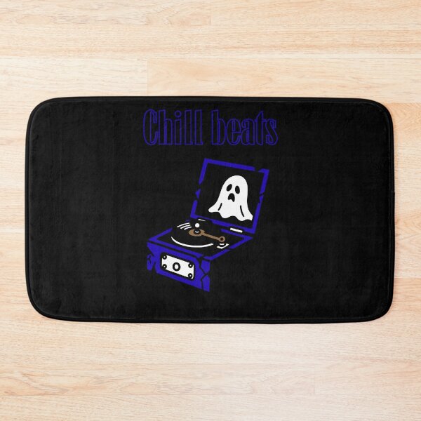 Item preview, Chill Beats in dark blue Aesthetic Alternative Tshirt designed and sold by OldSkullDesigns.