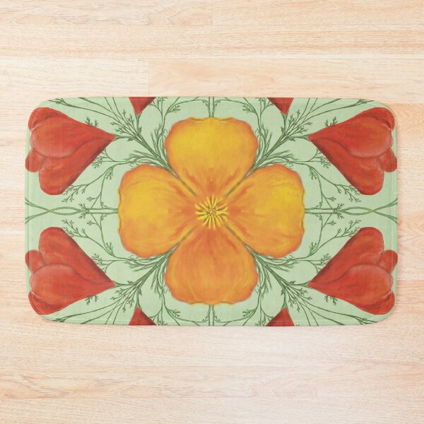 Item preview, California Poppies (Multi) designed and sold by The Painted Lotus.