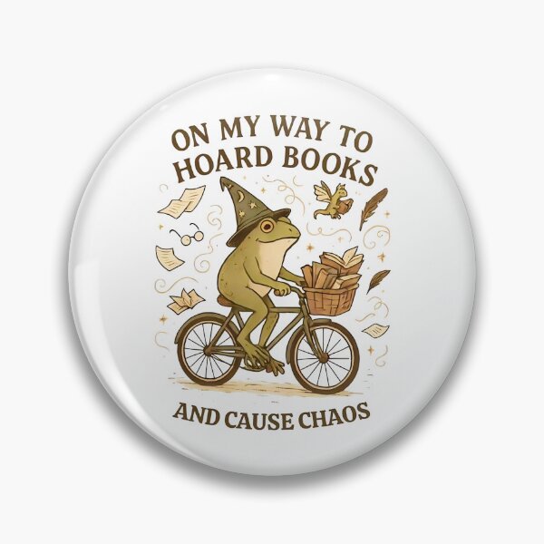 Item preview, On My Way To Hoard Books And Cause Chaos, Funny Chaos,  Inspirational designed and sold by bethanyrodgers6.