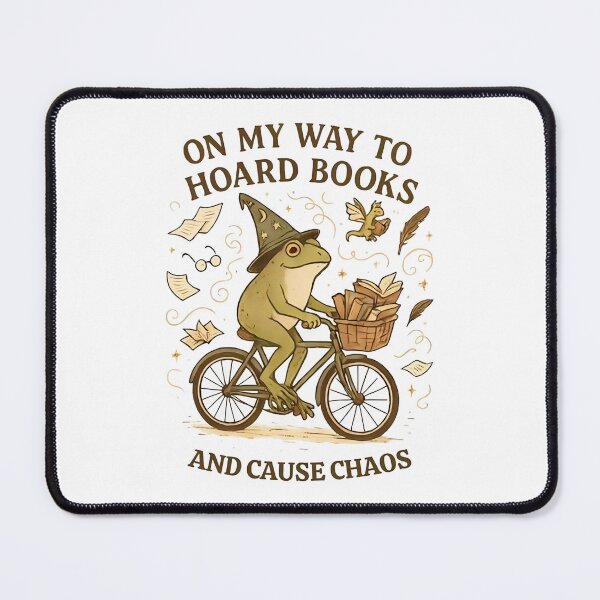 Item preview, On My Way To Hoard Books And Cause Chaos, Funny Chaos, Inspirational designed and sold by bethanyrodgers6.