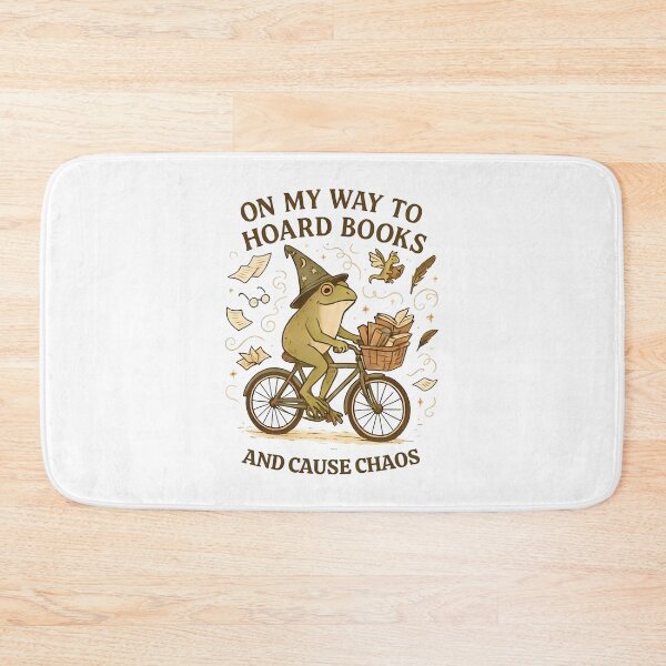 Item preview, On My Way To Hoard Books And Cause Chaos, Funny Chaos,  Inspirational designed and sold by bethanyrodgers6.