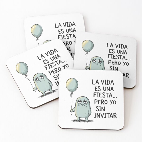 Item preview, La Vida Es Una Fiesta Pero Yo Sin Invitar – Meme Sarcástico Español | Humor identificable designed and sold by Qusai998.