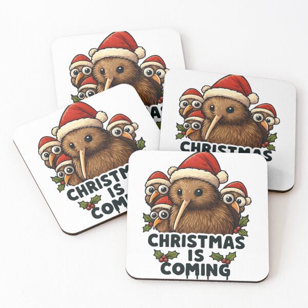 Item preview, Christmas is Coming Kiwi designed and sold by maximinano100k.