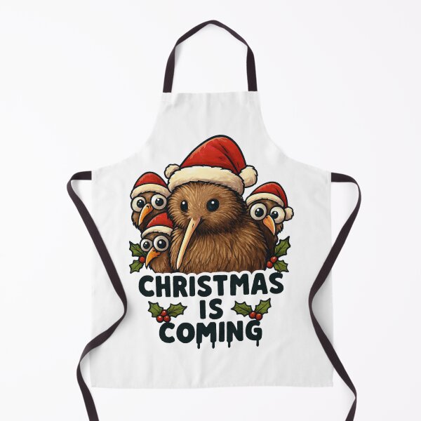 Item preview, Christmas is Coming Kiwi designed and sold by maximinano100k.