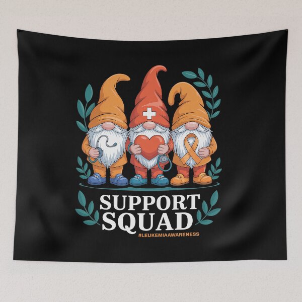 Item preview, Leukemia Cancer Awareness Gnome Support Squad designed and sold by Veroniadic.