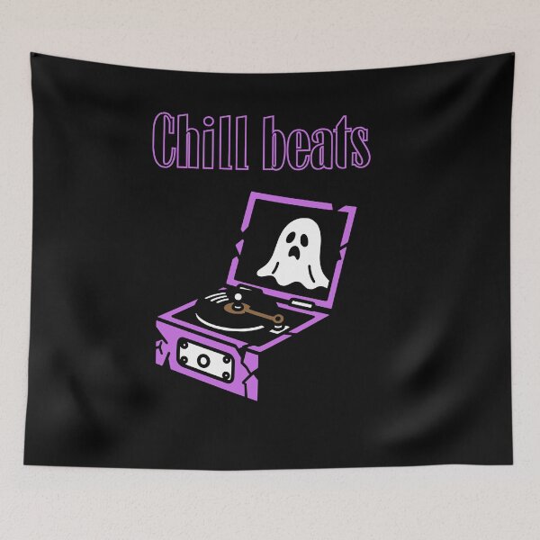 Item preview, Chill Beats in pink Aesthetic Alternative Tshirt designed and sold by OldSkullDesigns.
