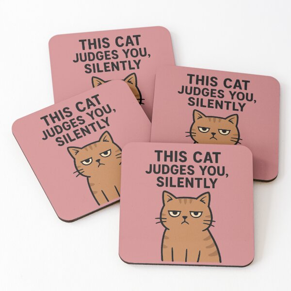 Item preview, This Cat Judges You, Silently – Funny Cat  designed and sold by MythoWorldddd.
