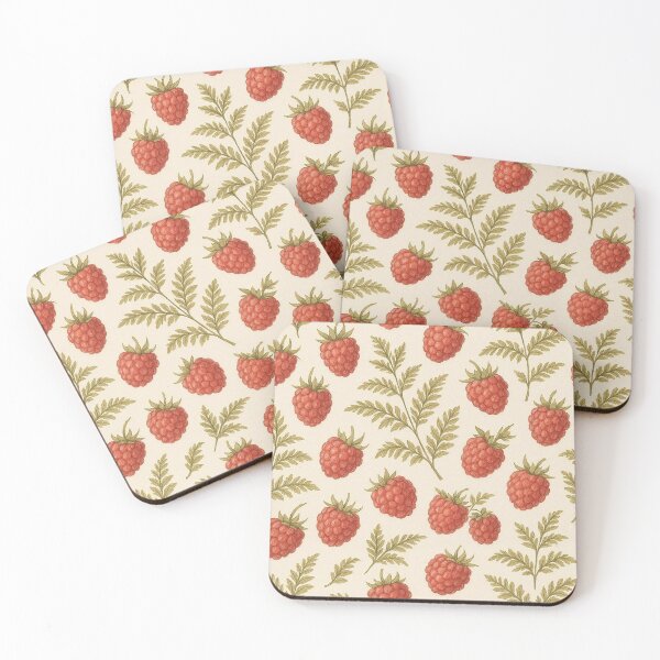 Item preview, Raspberry & Fern Botanical Pattern designed and sold by MiLaKK.