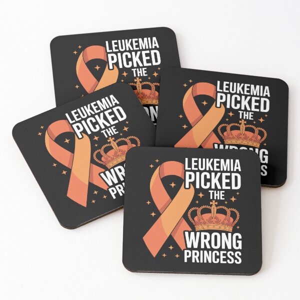 Item preview, Leukemia Picked The Wrong Princess Cancer Awareness designed and sold by Veroniadic.