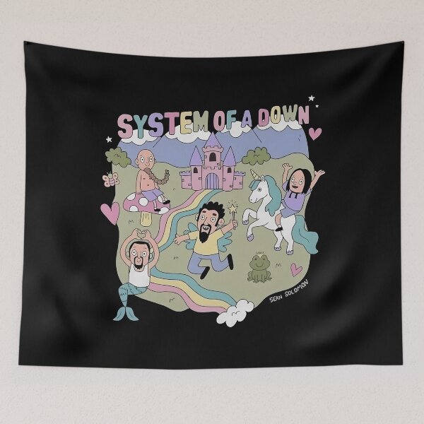 Item preview, System Of A Down , Metal Music, SOAD , SOAD Cartoon, System Of A Down Merch designed and sold by bethanyrodgers6.