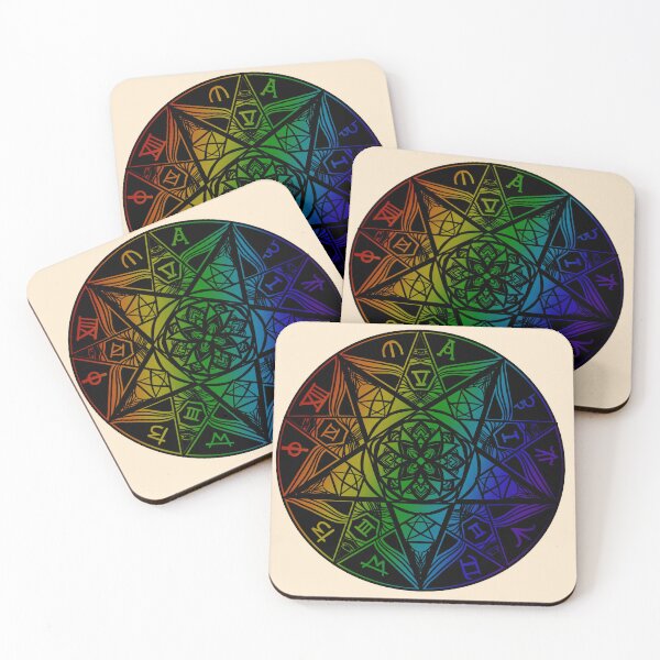 Item preview, rainbow summoning circle designed and sold by Three-Eyed-Cat.