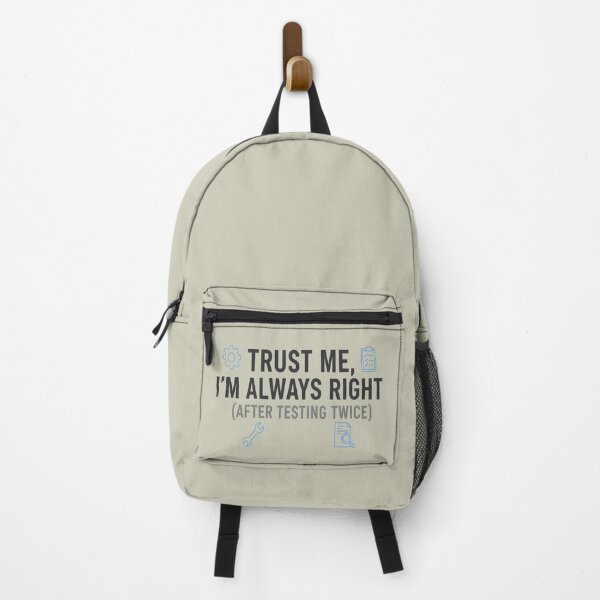 Item preview, Trust Me I’m Always Right Quality Engineer Funny Quote designed and sold by Aesthetic-Avenue.
