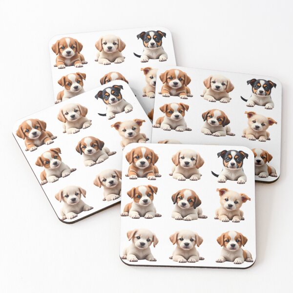 Item preview, Adorable Adventures: A Collection of Cute Puppies designed and sold by Petalandfur.