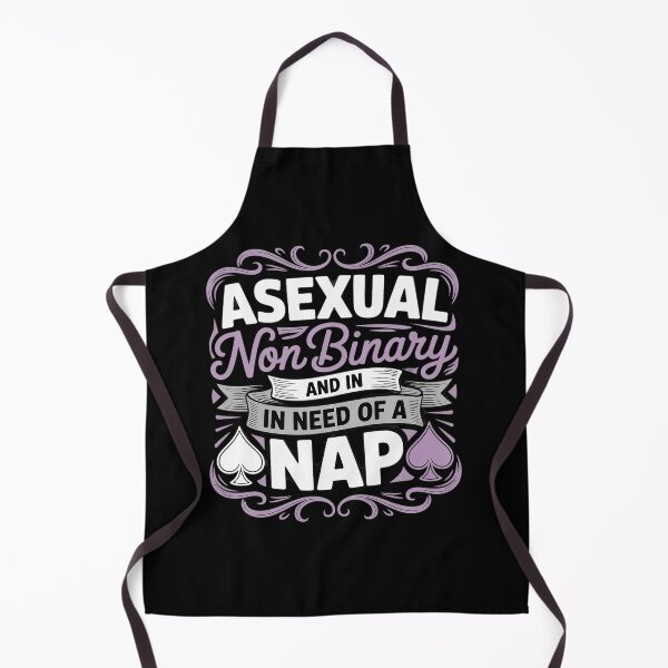 Item preview, Asexual Nonbinary And In Need Of A Nap Ace Pride Style designed and sold by NeomiStoreSS.