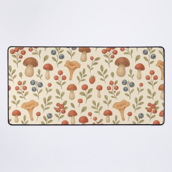 Item preview, Forest Berry & Mushroom Pattern designed and sold by MiLaKK.