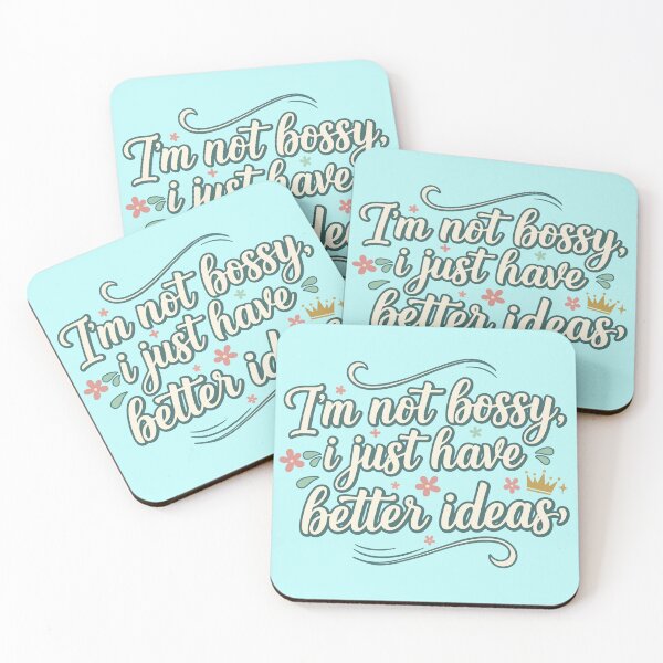 Item preview, Im Not Bossy I Just Have Better Ideas PNG  Funny Feminist Quote designed and sold by sicty09Design.