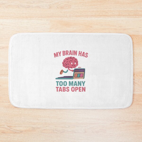 Item preview, my brain has too many tabs open designed and sold by Mystic & Celestial Art.