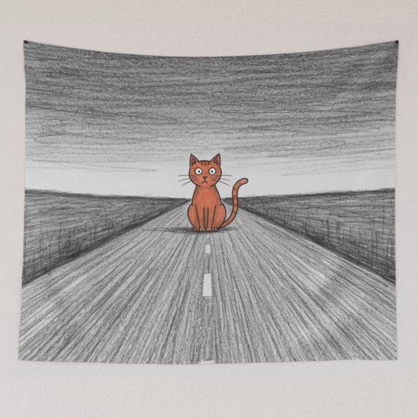 Item preview, Red on the Road - BIG and Silly designed and sold by AJSRPrints.