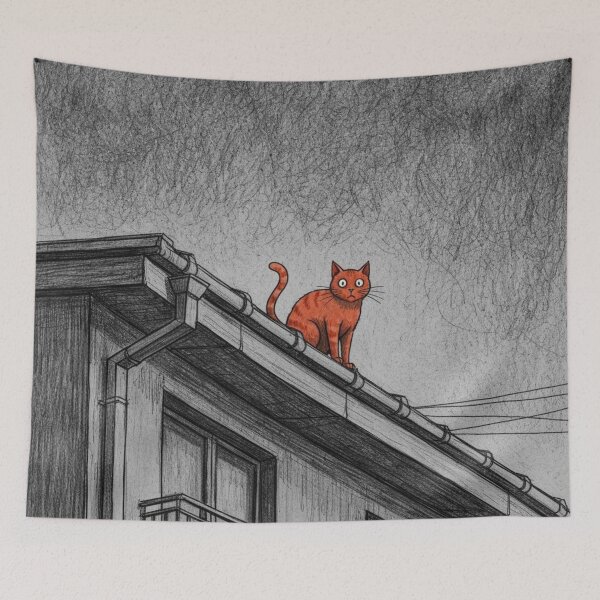 Item preview, Red on the Roof designed and sold by AJSRPrints.