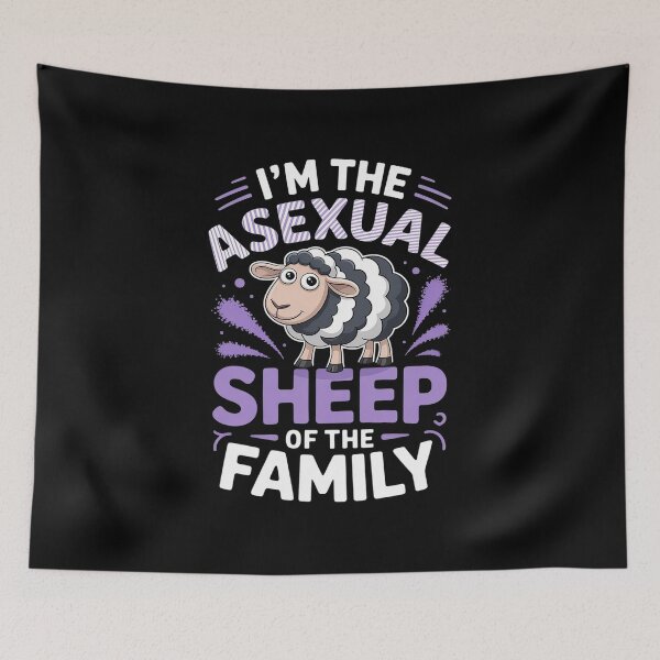 Item preview, Asexual Sheep of The Family Pride Flag LGBTQ  designed and sold by NeomiStoreSS.