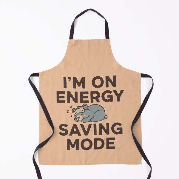 Item preview, Im On Energy Saving Mode  Funny Sleeping Bear T-Shirt Design  Lazy Day designed and sold by sicty09Design.